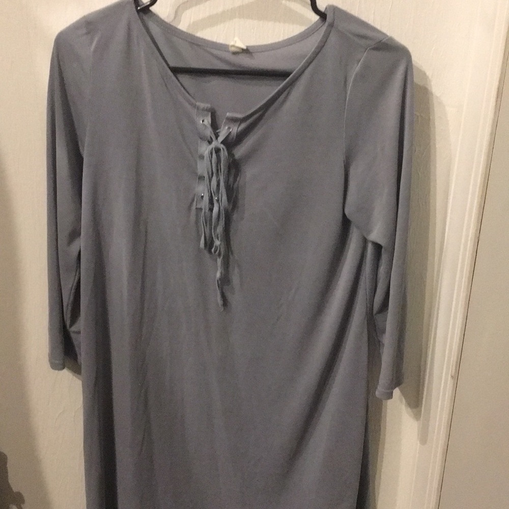 Quarter sleeve pink blush tunic